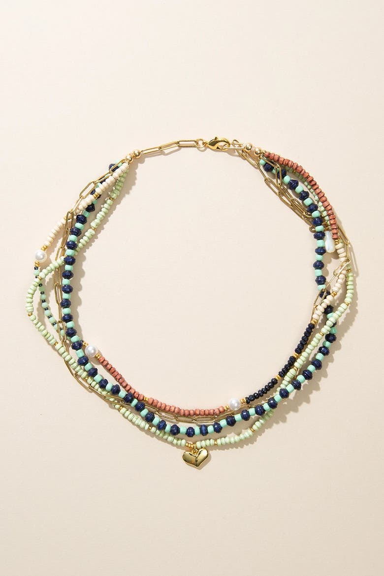 Kindred Heart Necklace, Alternate, color, Gold