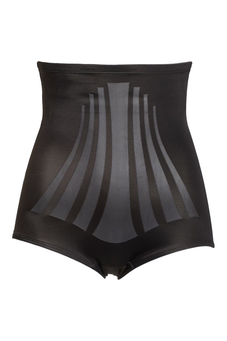 Modern Miracle™ High Waist Shaping Briefs, Alternate, color, BLACK
