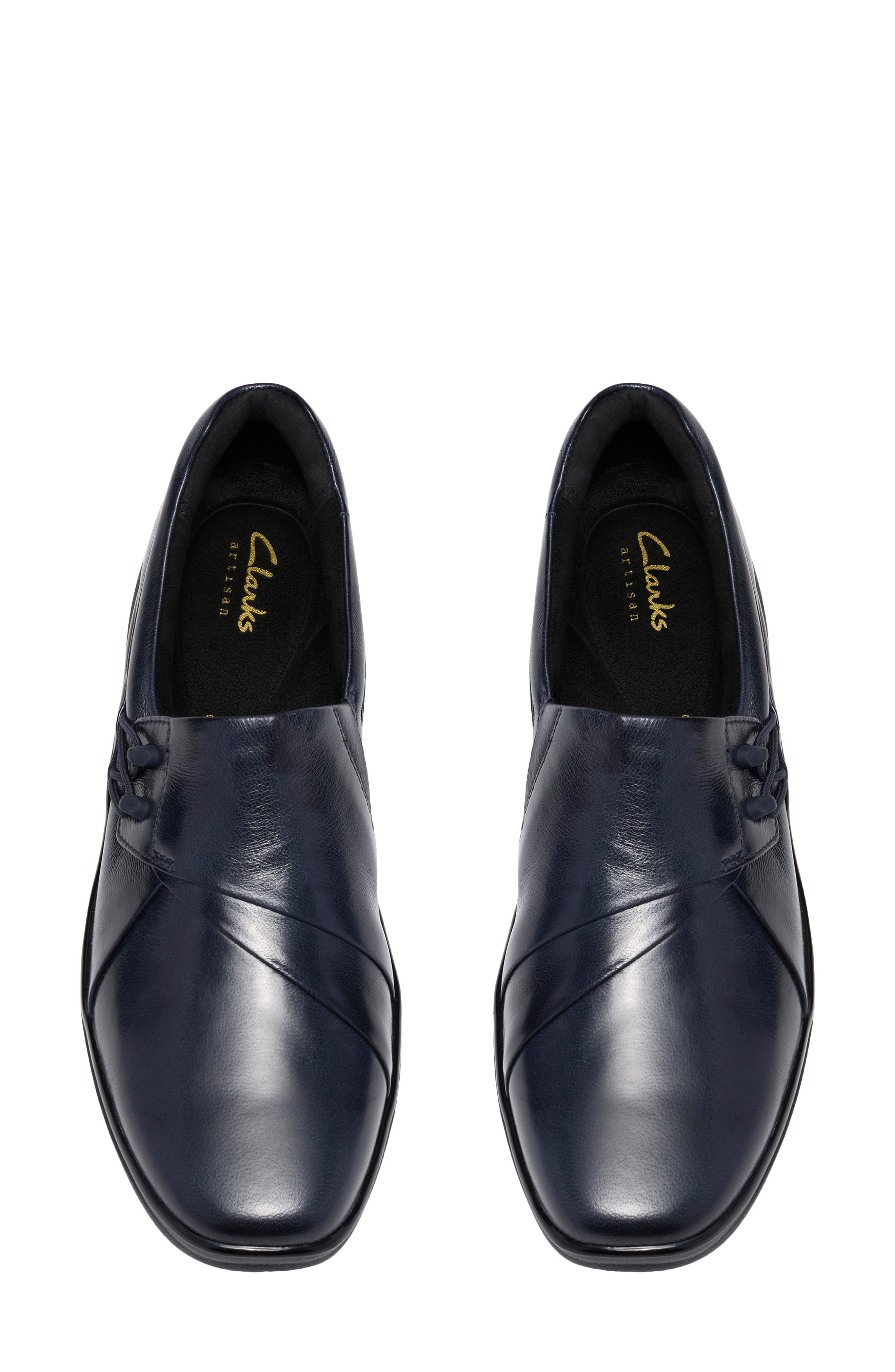 Lynell Slip On Loafer, Alternate, color, NAVY LEATHER