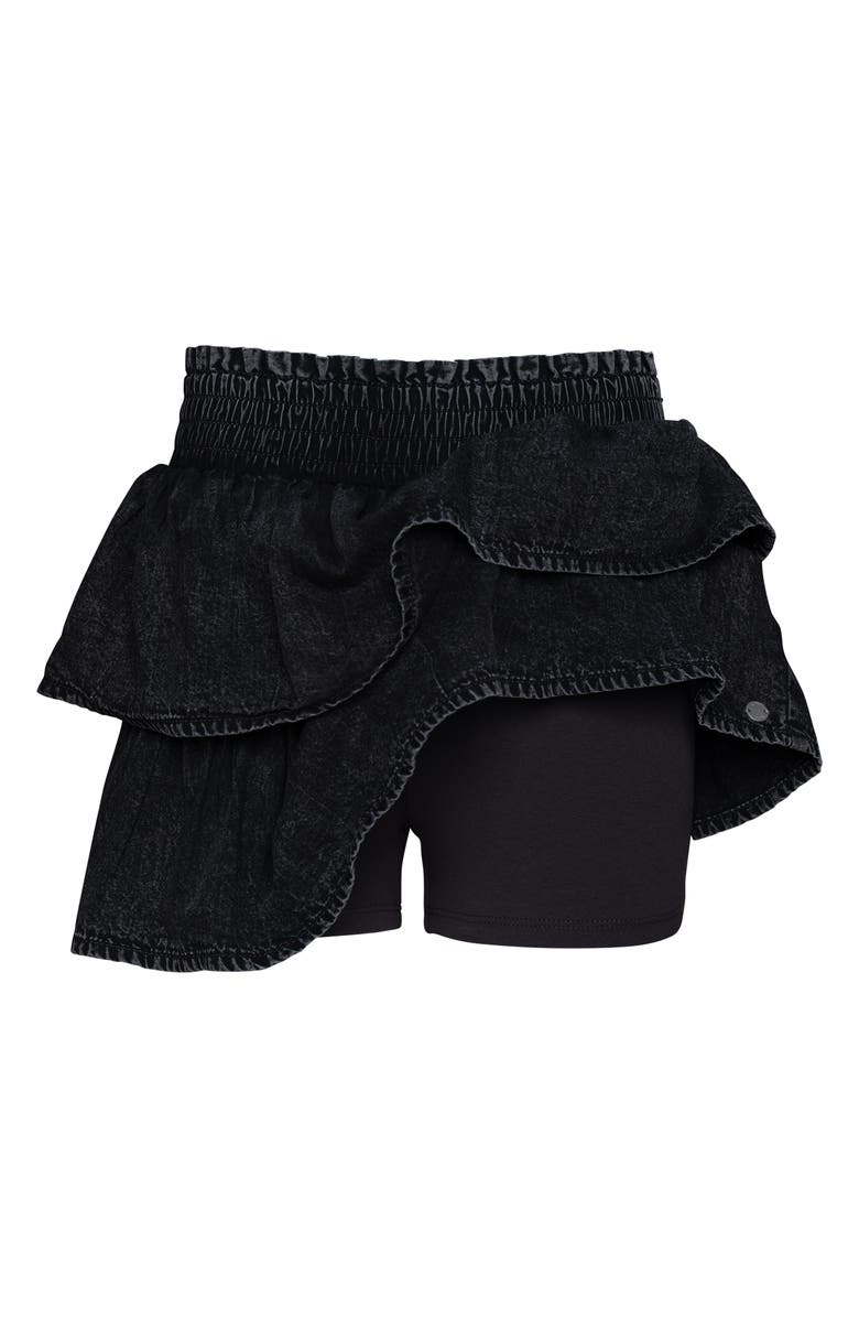 Roxy Kids' Breeze Cotton Skort, Alternate, color, Phantom Wash