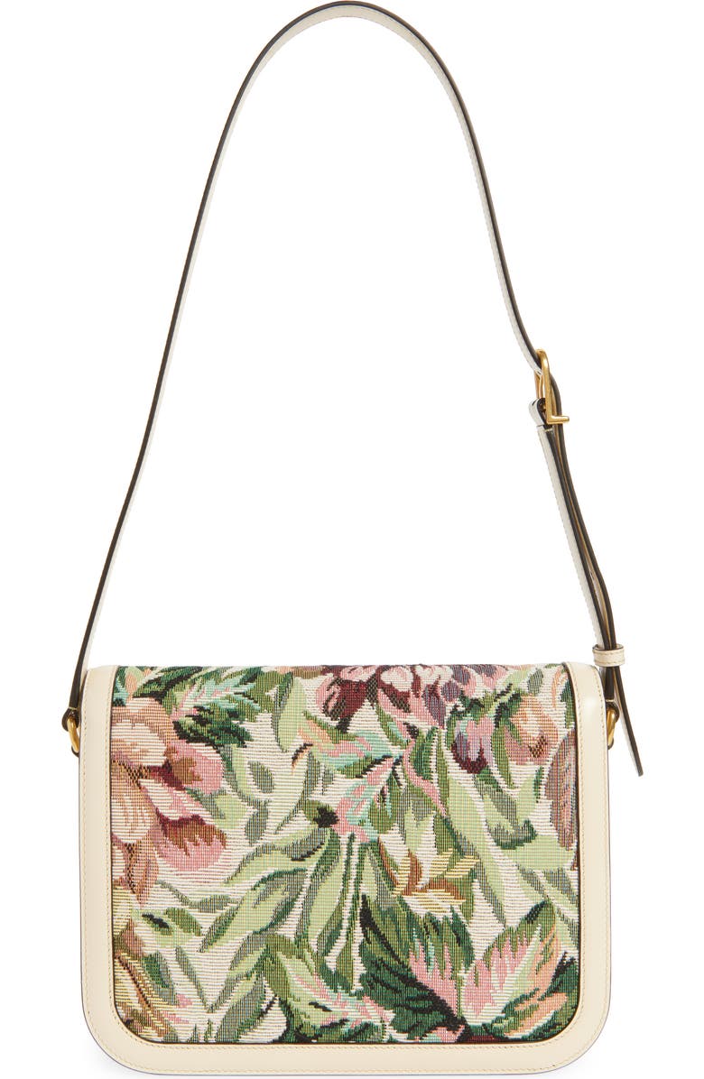 Valentino Garavani 9TO5 Embroidered Jacquard Shoulder Bag, Alternate, color,