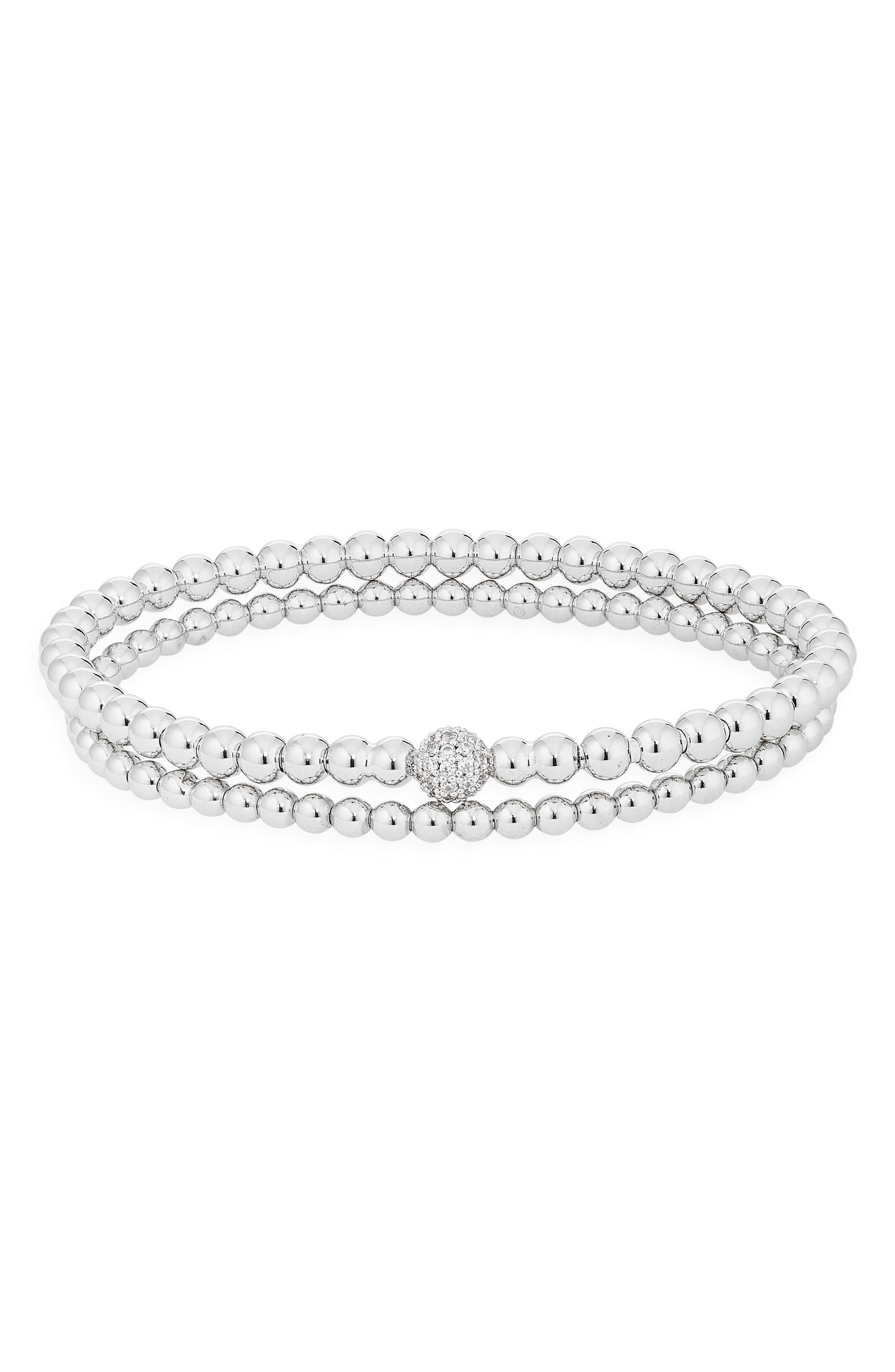 Nadri Set of 2 Fireball Bracelets