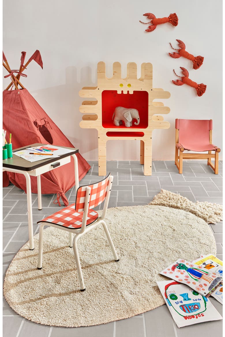 Big Fish Washable Recycled Cotton Blend Rug, Alternate, color, CREAM