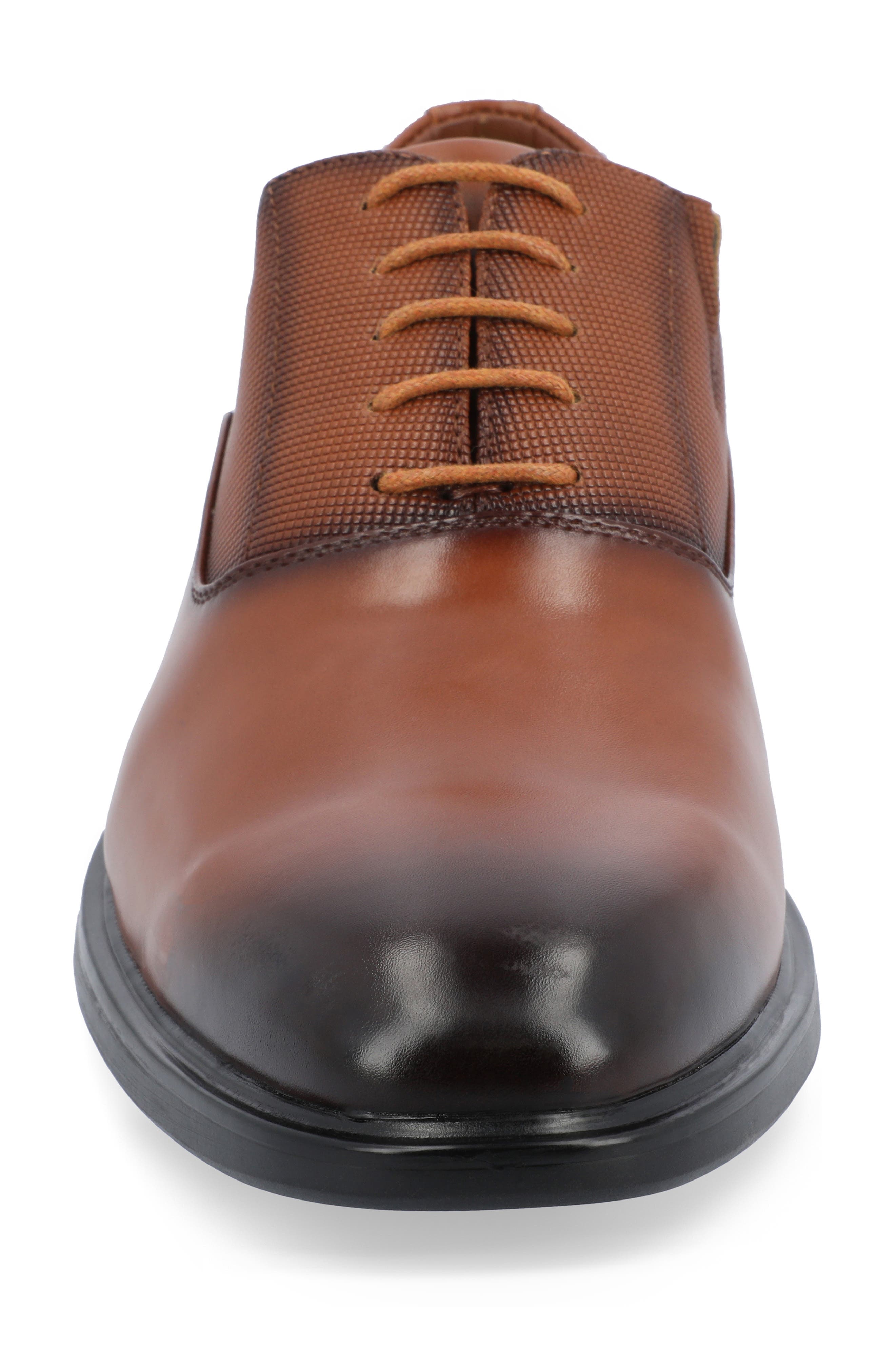 VANCE CO Vincent Vegan Leather Plain Toe Oxford, Alternate, color, 