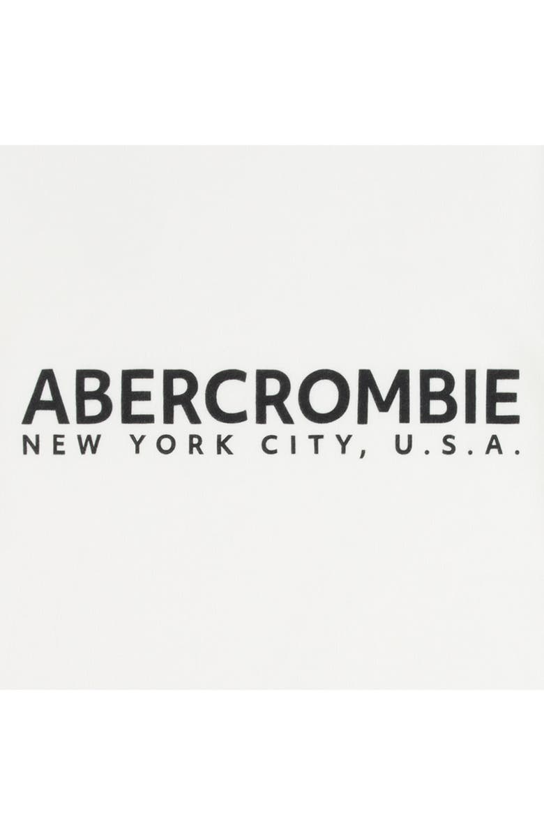 abercrombie kids Kids' Emblem Cotton Blend Graphic T-Shirt, Alternate, color, Jet Stream