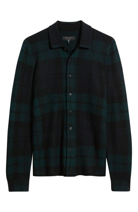 Dalton Plaid Wool Shirt