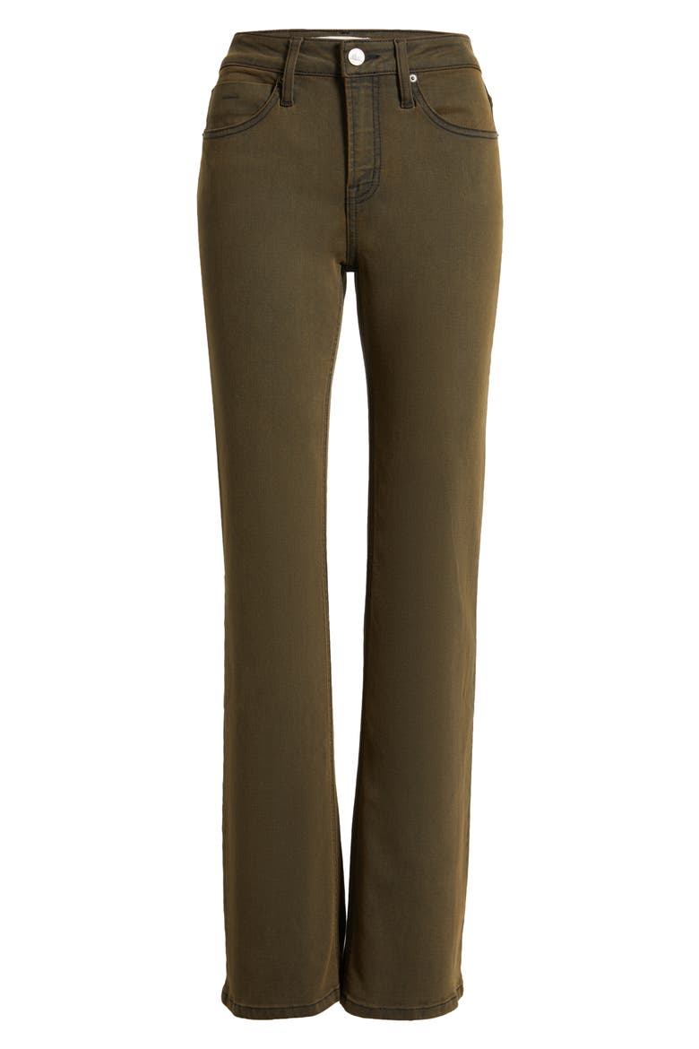 Chelsea Bootcut Jeans, Alternate, color, OLIVE