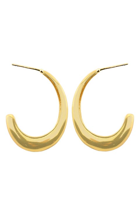 Graduated Hoop Earrings