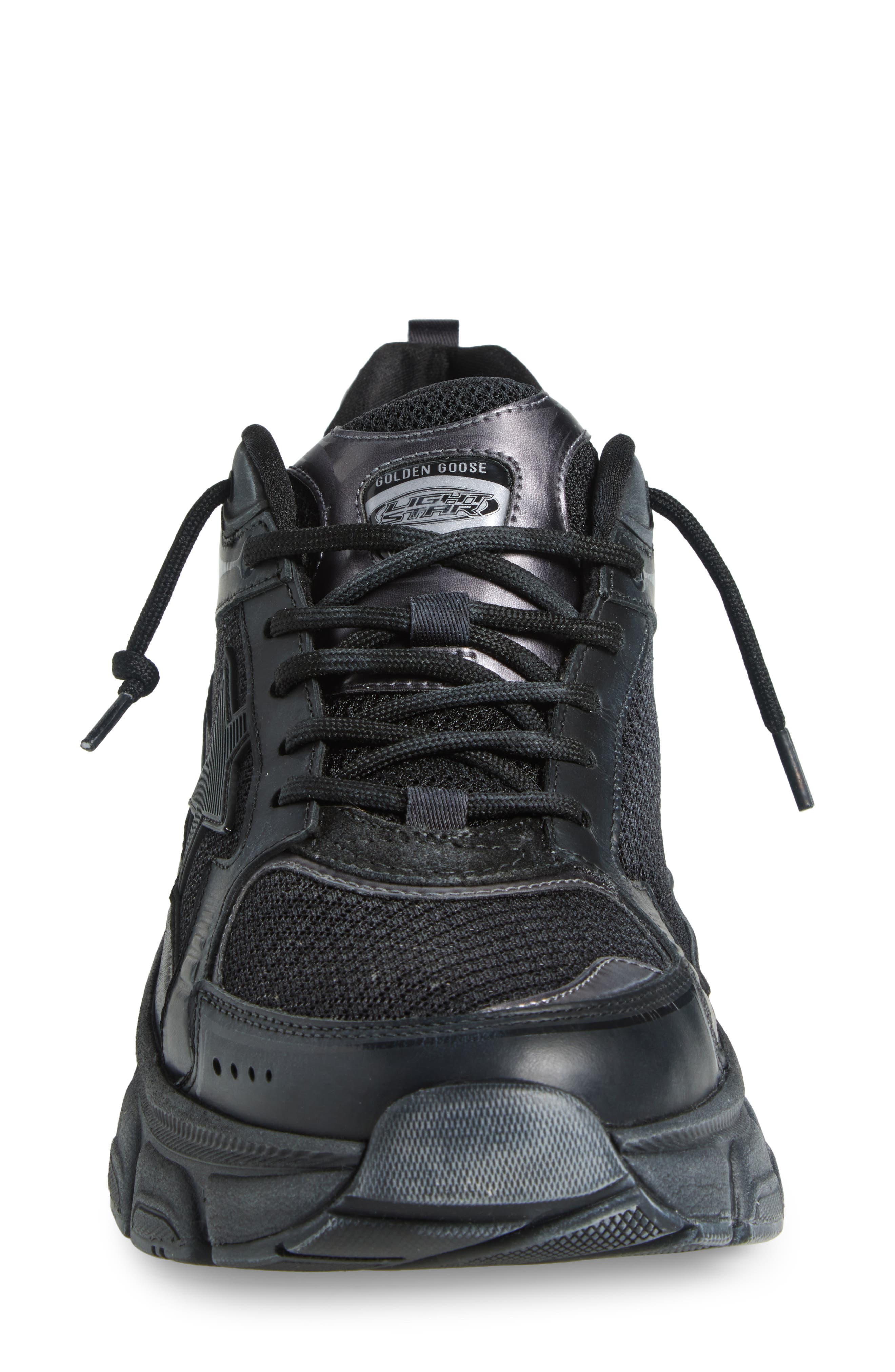 Golden Goose Lightstar Sneaker, Alternate, color, Black