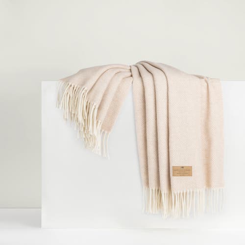 Lands Downunder Juno Cashmere Throw In Neutral