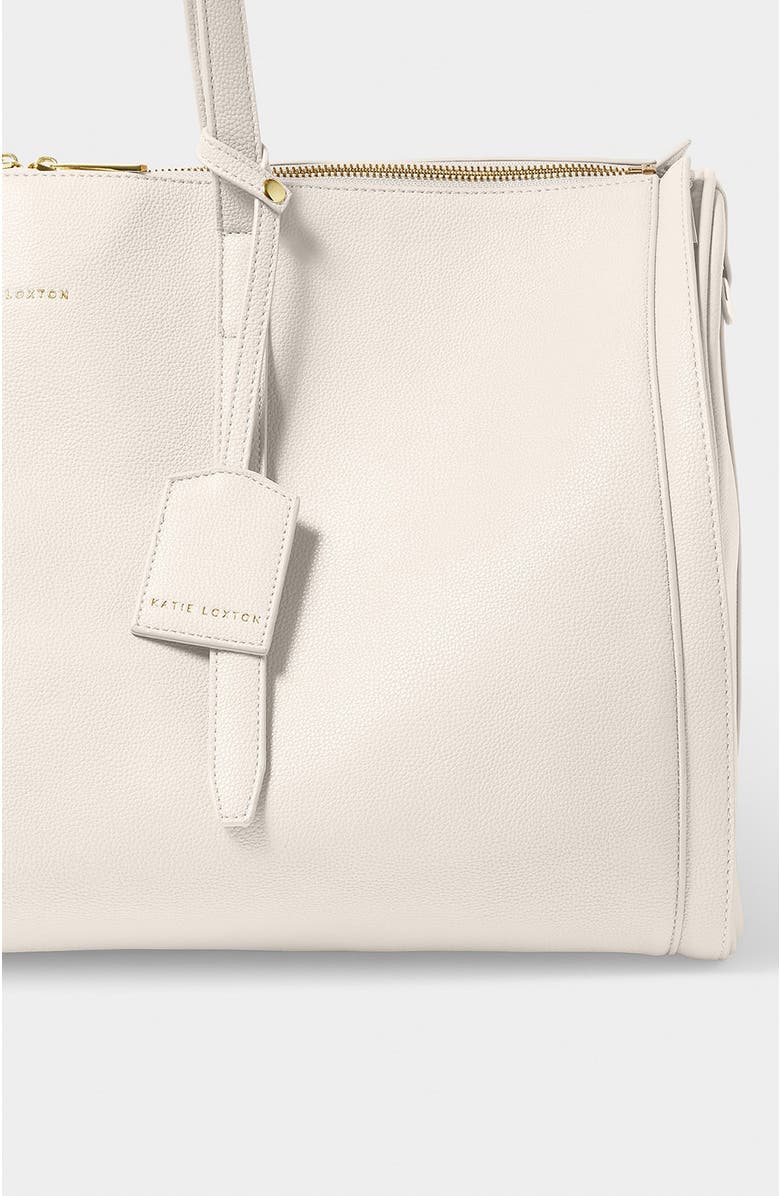 Katie Loxton Fold Out Garment Weekend bag, Alternate, color, Off White