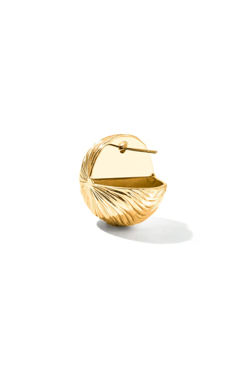 Cascade Ball Earrings, Alternate, color, Gold