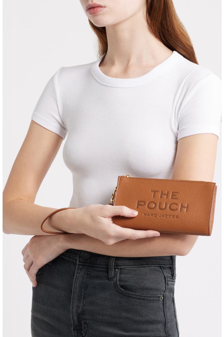 The Pouch Wristlet, Alternate, color, ARGAN OIL