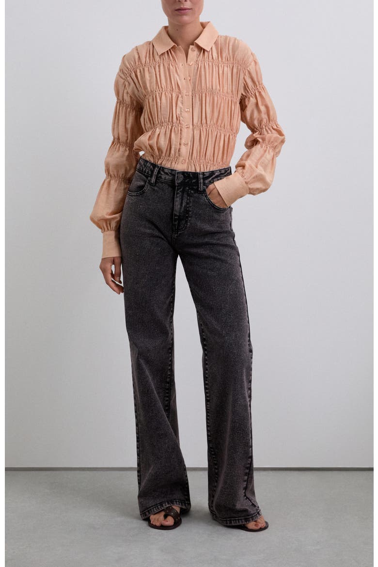 Bootcutwash Denim Pant, Alternate, color, Darkbrown