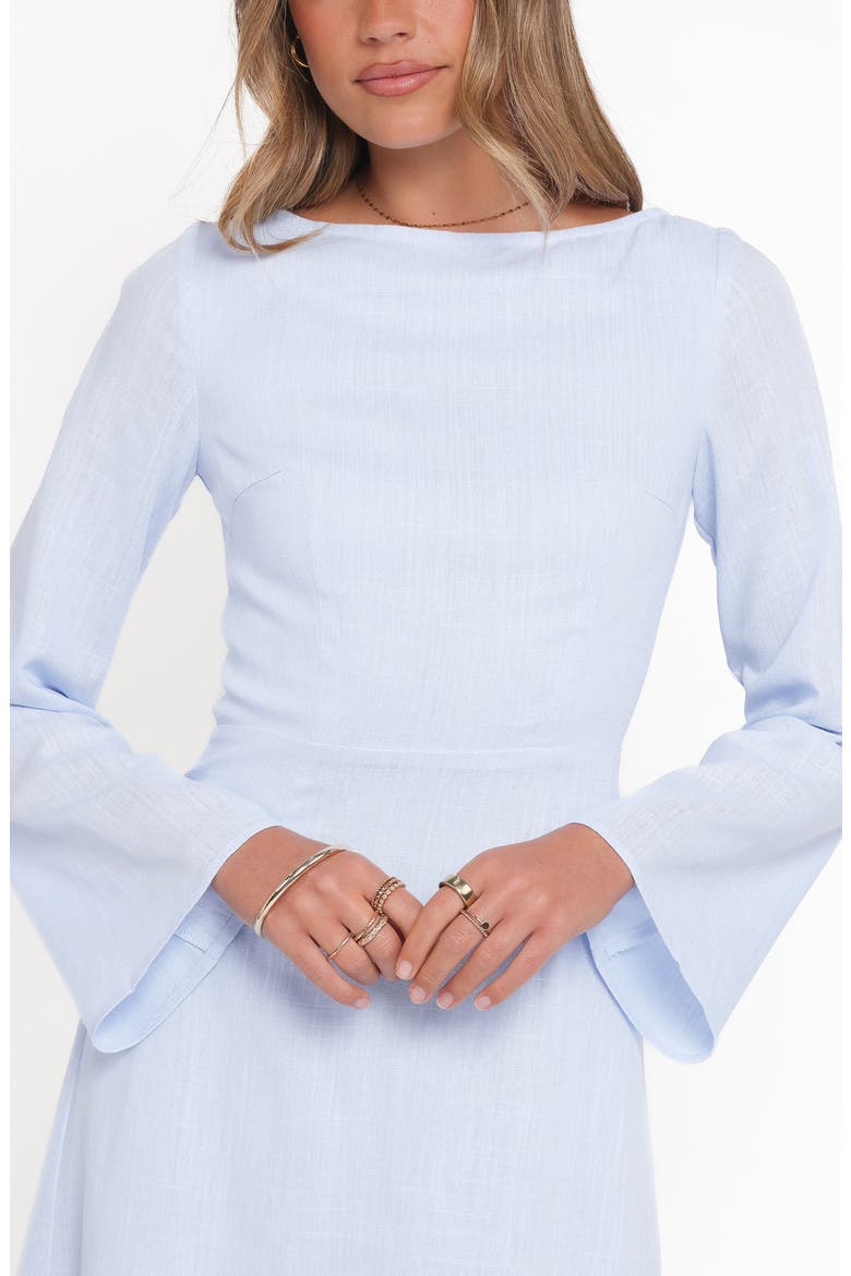 CYNTHIA MINI DRESS, Alternate, color, PERIWINKLE