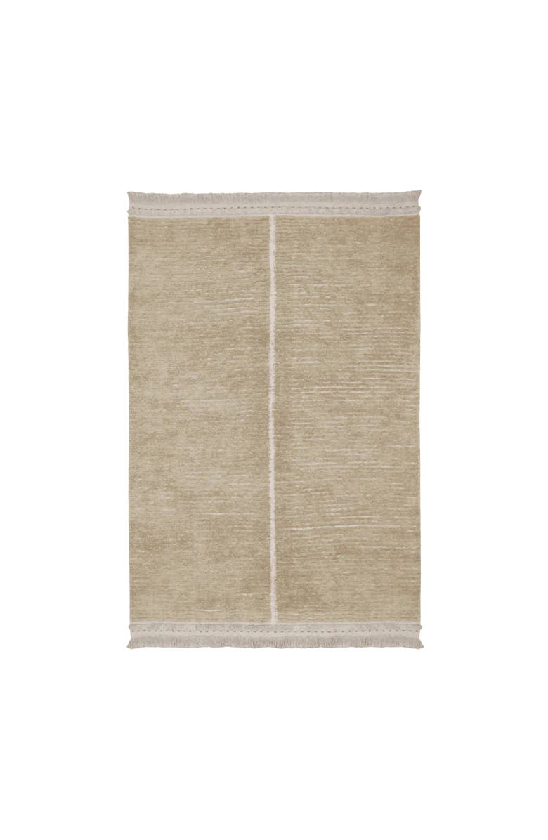 Lorena Canals Reversible Washable Rug Duetto Sage, Main, color, Olive