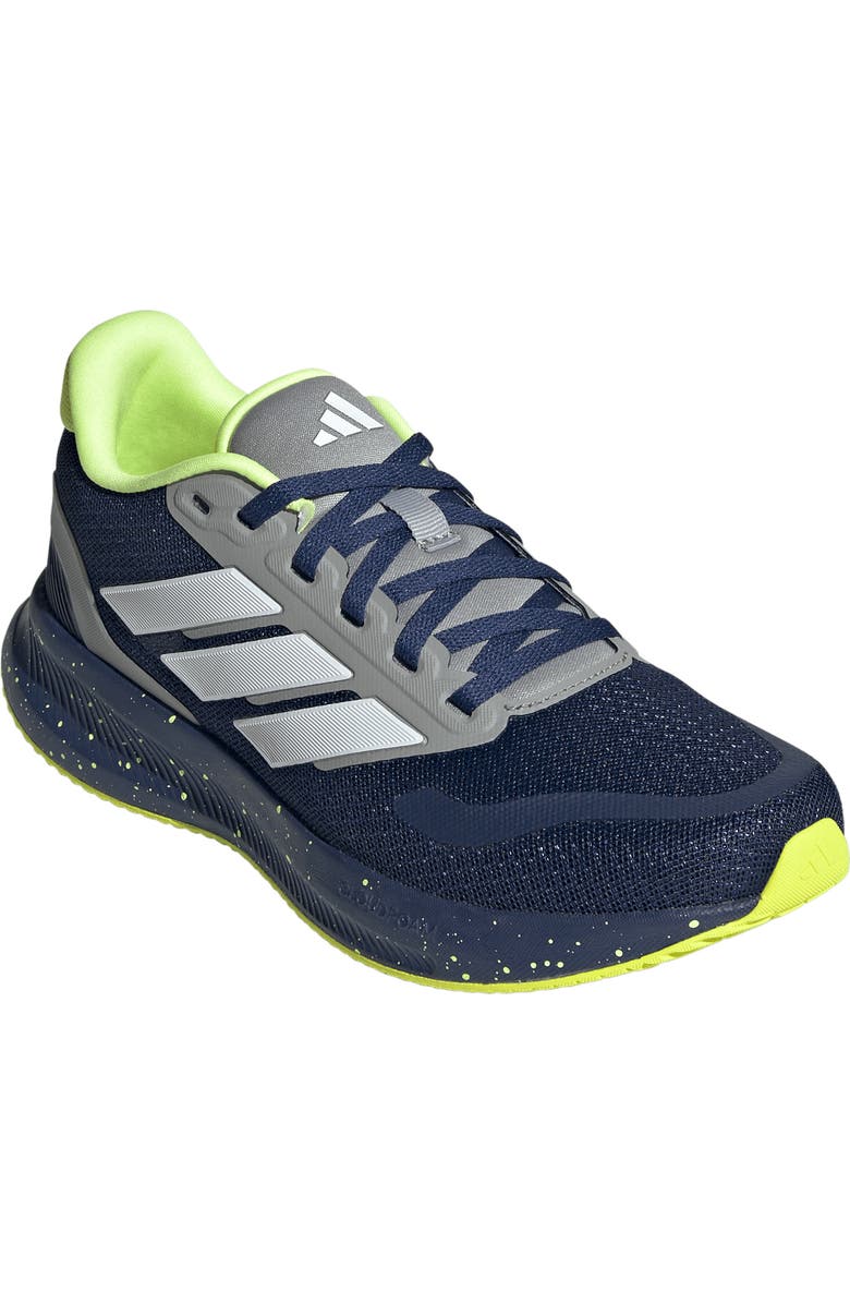 adidas Kids' Runfalcon Sneaker, Main, color, Dark Blue/ White/ Solid Grey
