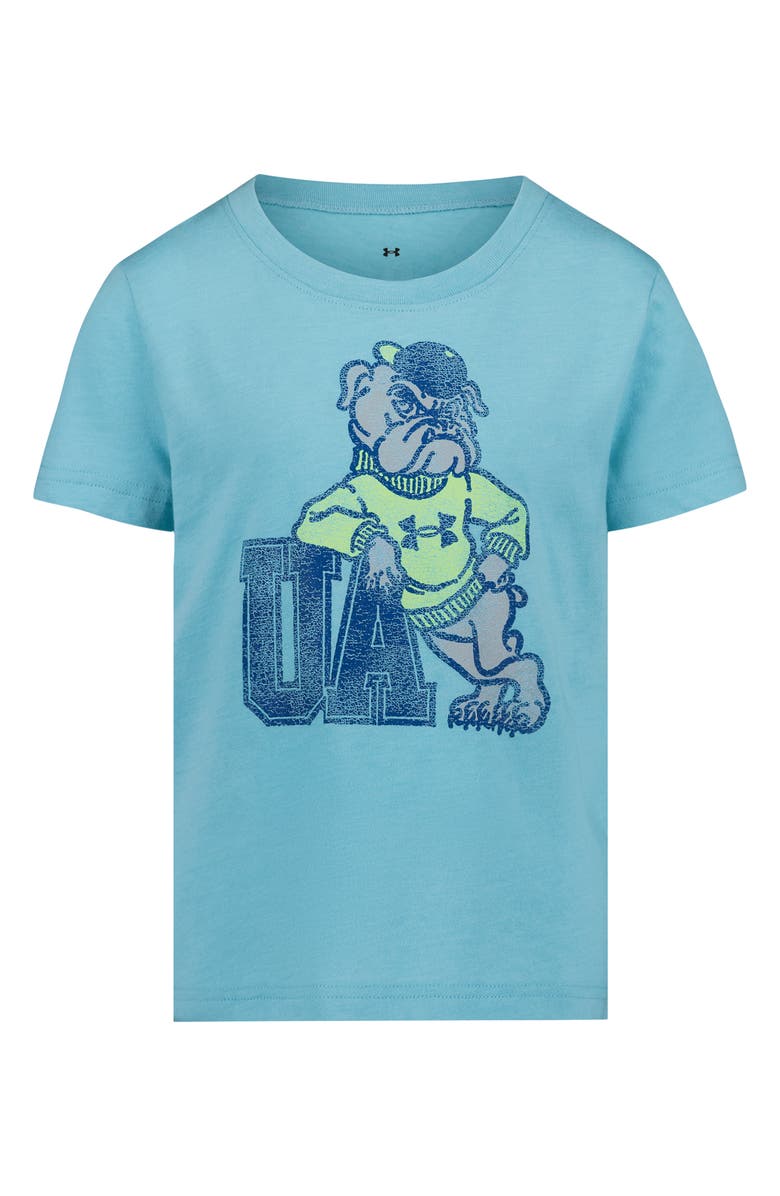 Under Armour Kids' UA Tech<sup>™</sup> Mascot Performance Graphic T-Shirt, Main, color, Blue Haze