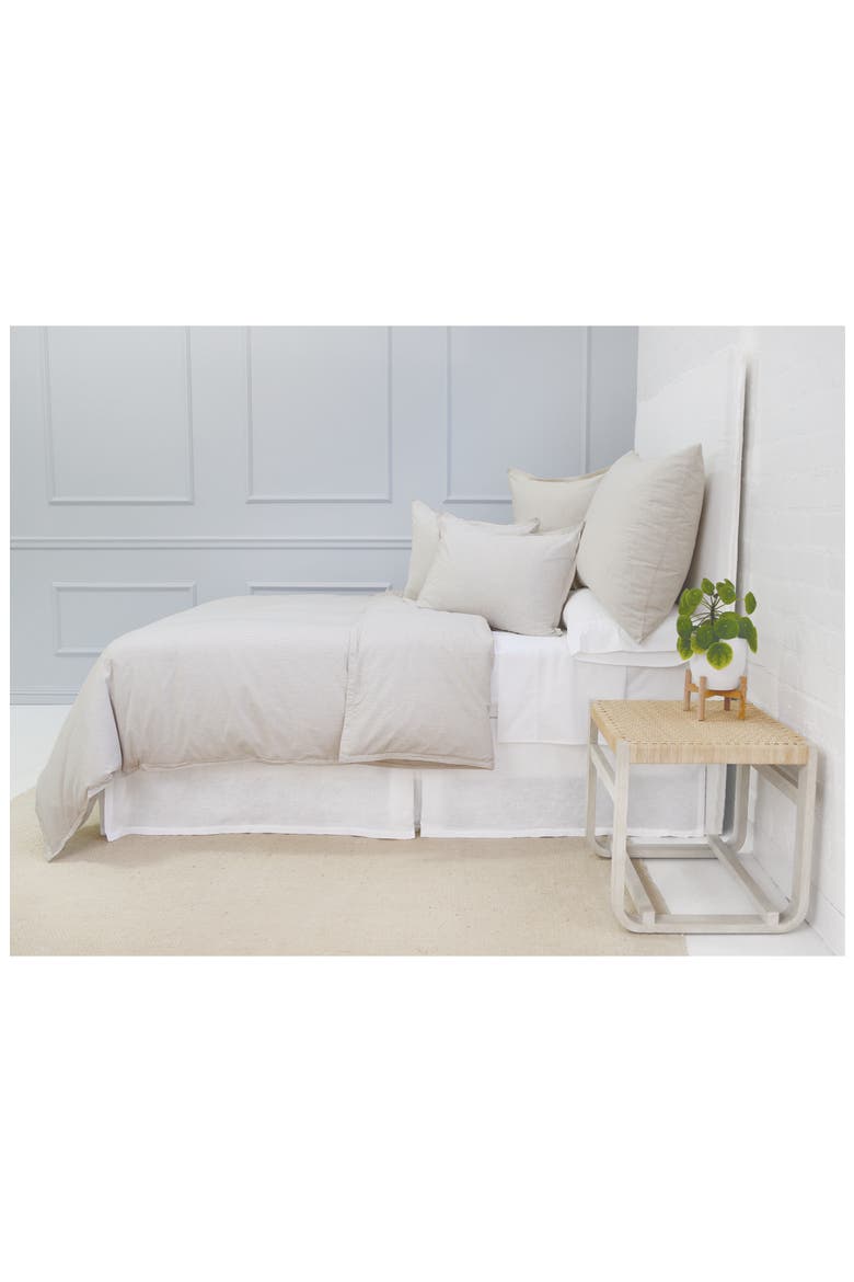 Luke Stripe Duvet Cover, Alternate, color, NATURAL