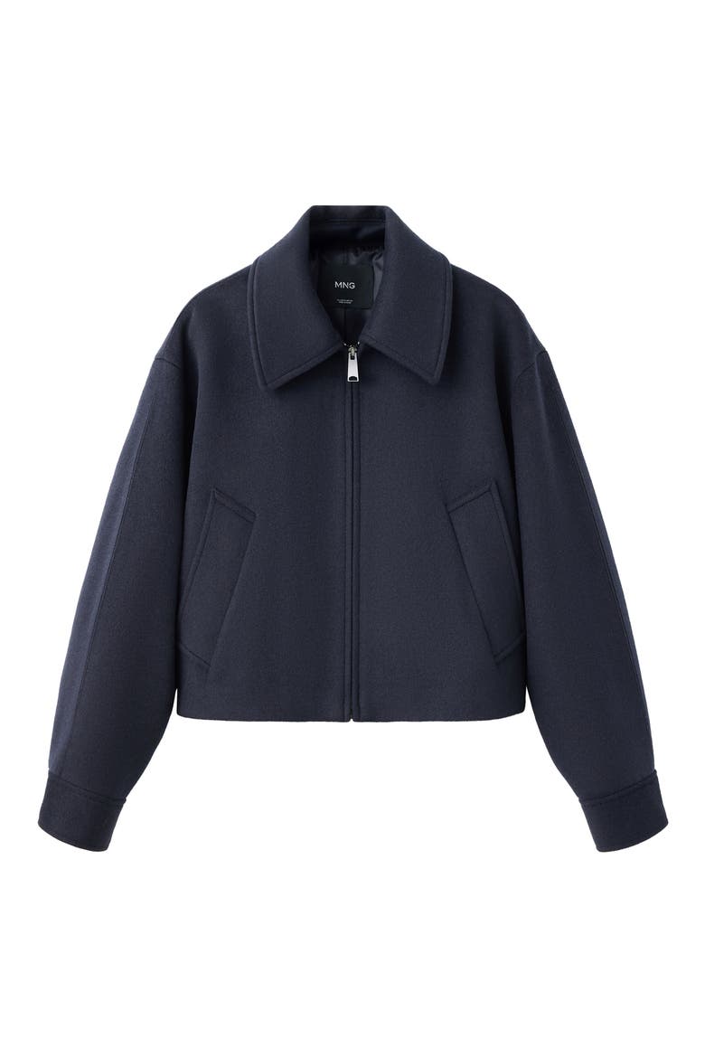 Collared Jacket, Main, color, NAVY