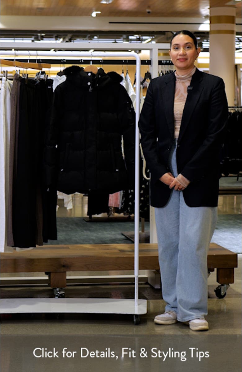 Cloud 800 Fill Power Down Puffer Jacket with Removable Genuine Shearling Trim, sales video thumbnail