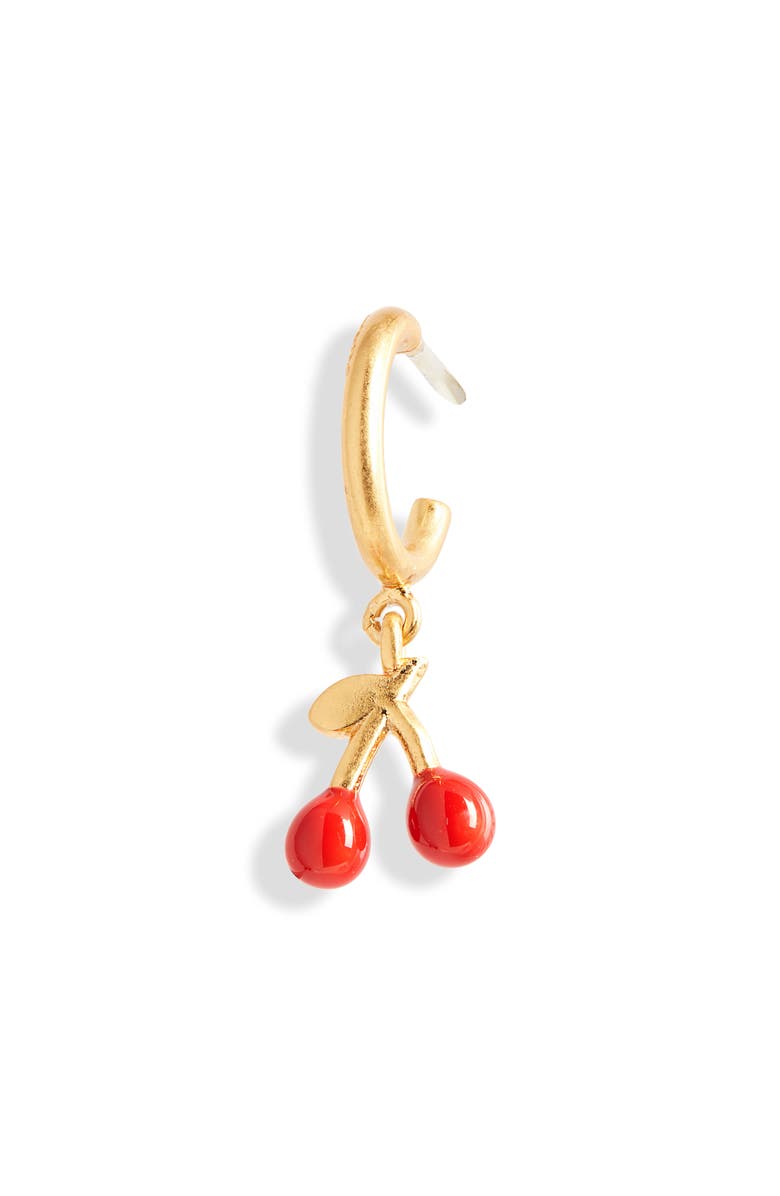 Madewell Mixer Huggie Hoop Single Earring, Main, color, 