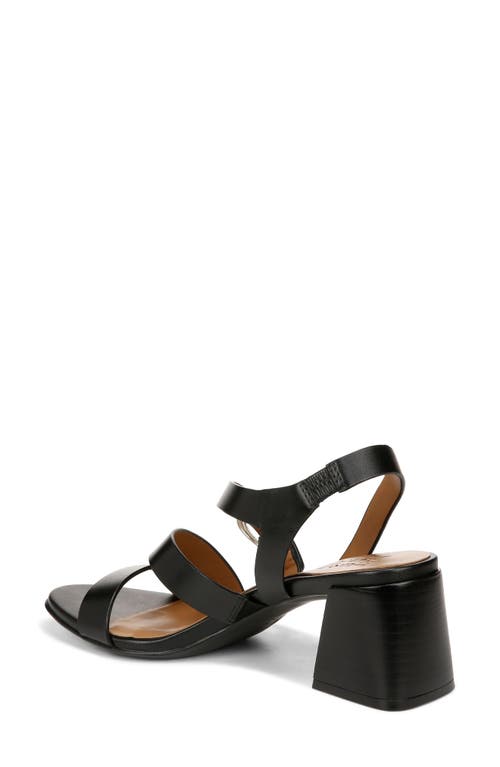 Naturalizer Veva Strappy Sandal In Black Leather