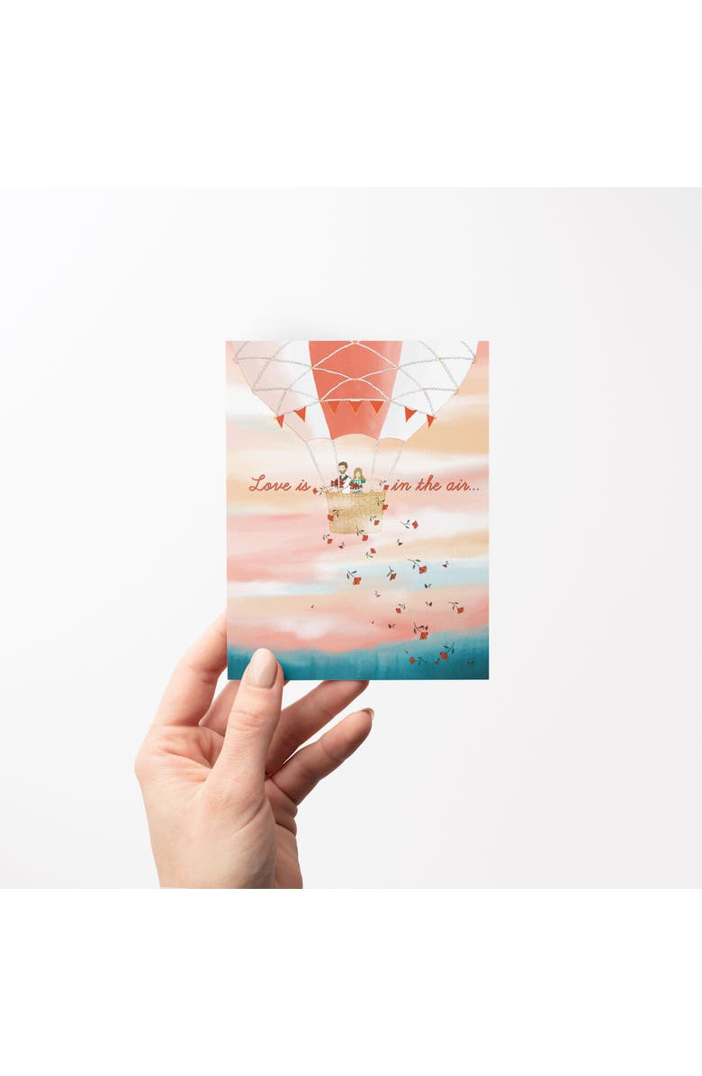 Ramus & Co Love/Friendship Greeting Card Pack (3ct) "Balloon, Popcorn, Pasta", Alternate, color, Multi-Pack