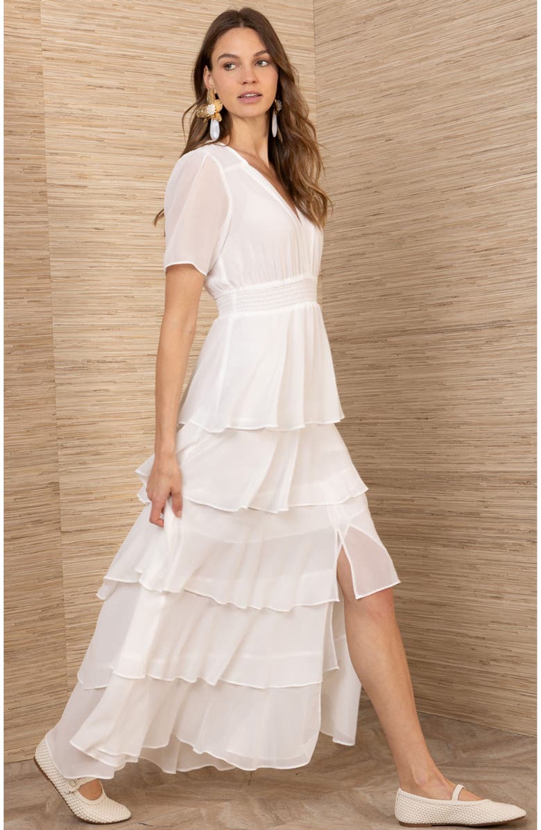 Hale Bob Imogene Solid Maxi Dress, Alternate, color,