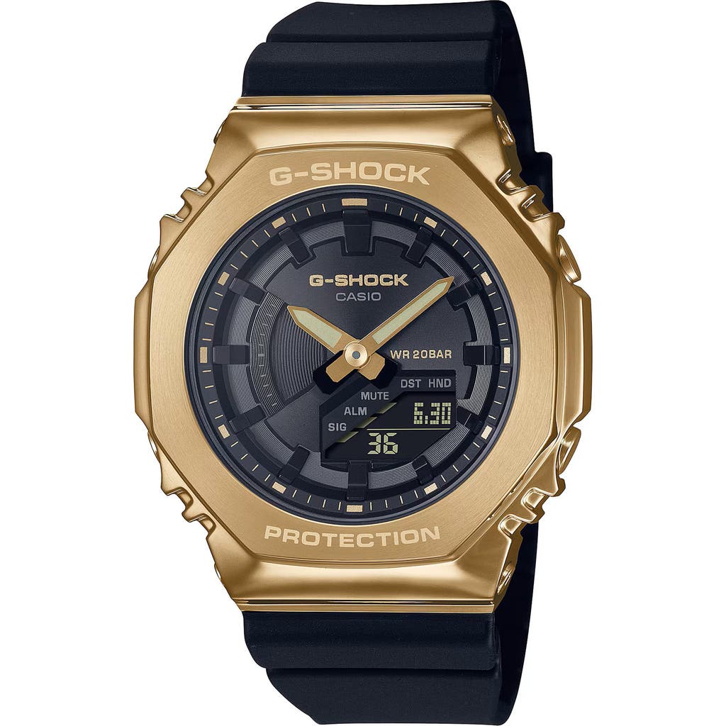G-shock Casio Analog-digital Watch, 40.4mm In Black