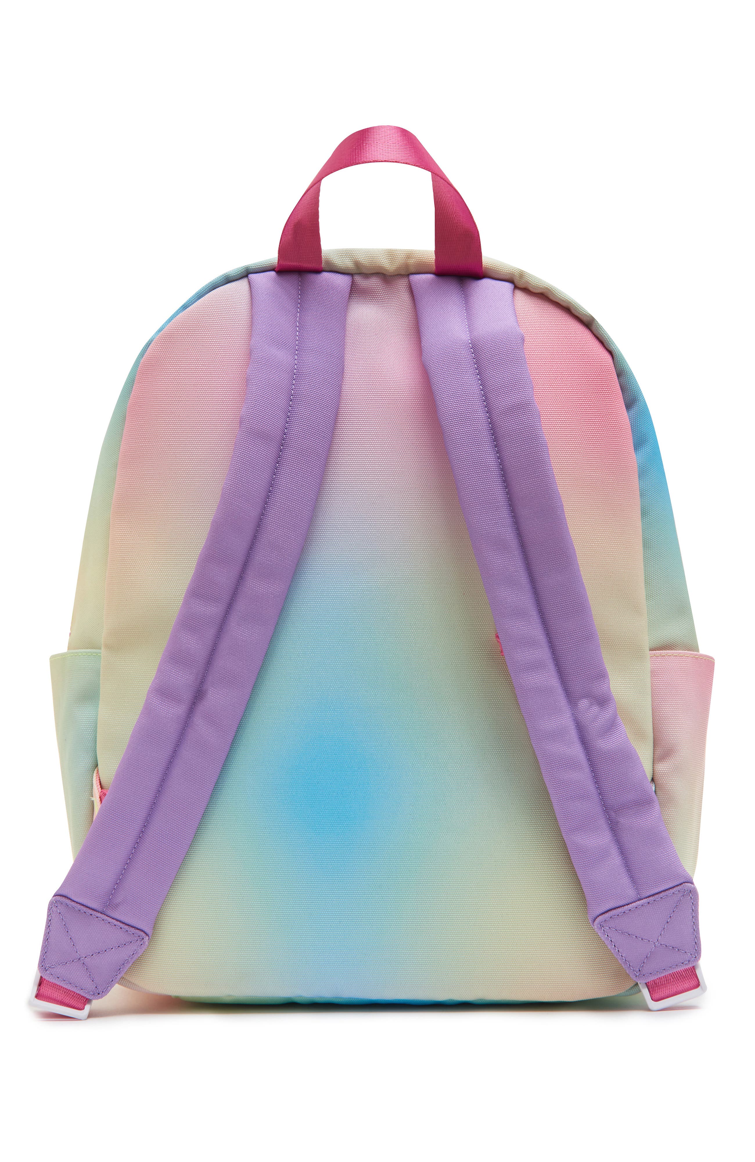 KIDS PATCHED BACKPACK, Alternate, color, Pink Multi