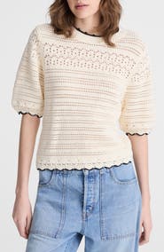 Madewell Puff-Sleeve Cotton Sweater T-Shirt