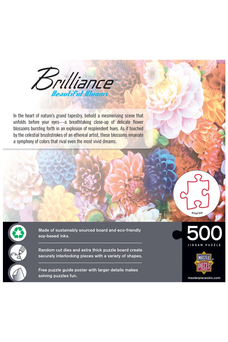 Beautiful Blooms 500 Piece Jigsaw Puzzle, Alternate, color, Multicolor