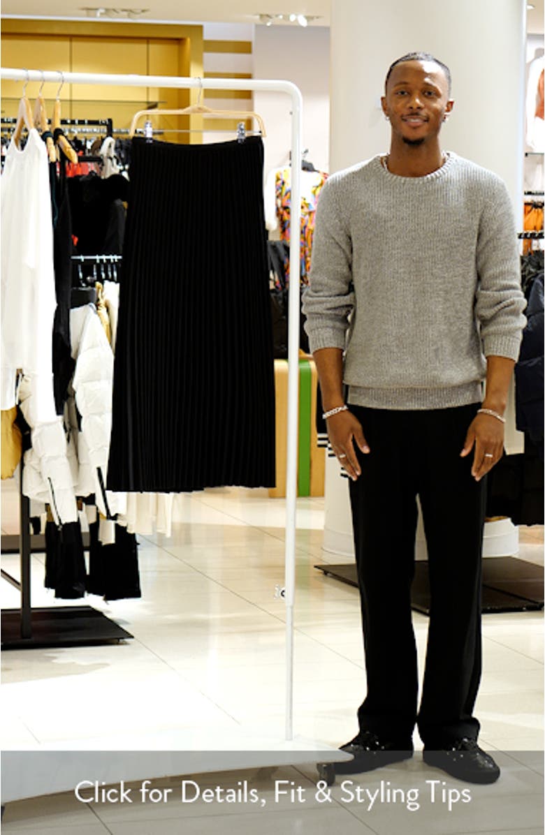 Pleated Midi Skirt, sales video thumbnail