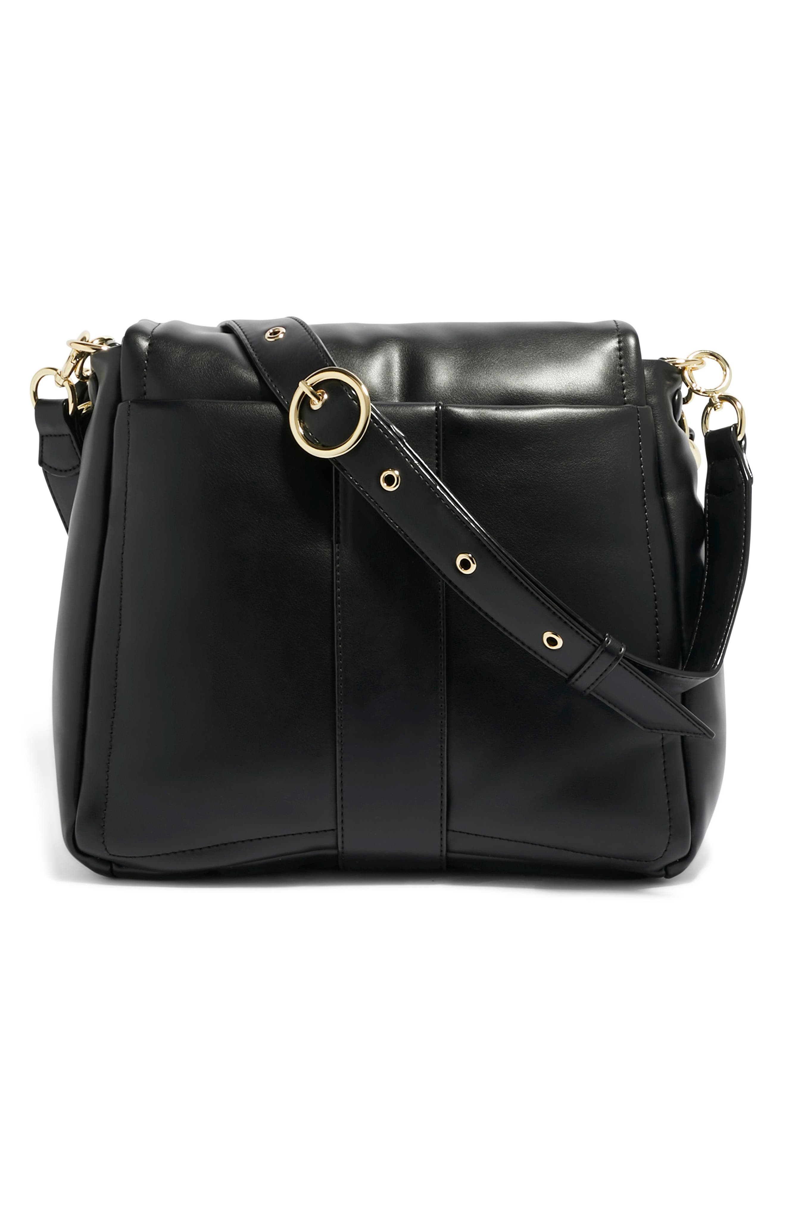 HOUSE OF WANT We Are Fearless Vegan Leather Crossbody Bag, Alternate, color, 