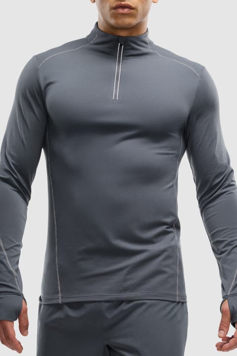 Men's Active Brushed Jersey ¼ Zip