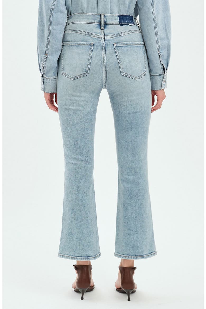 Shy Girl High Rise Crop Flare Jeans, Alternate, color, MIRACLE