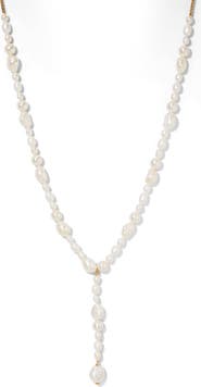 Nadri London Beaded Cultured Pearl Y-Necklace