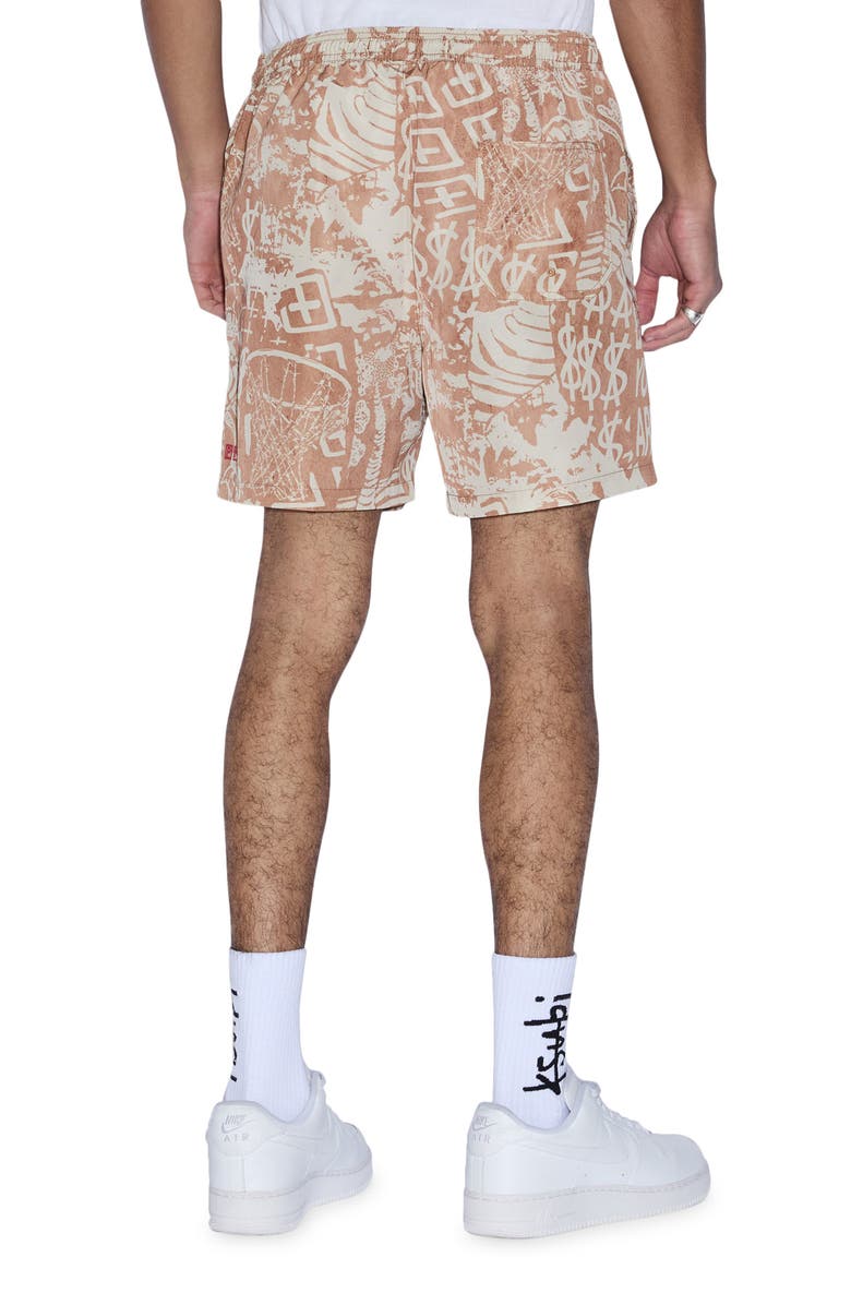 Ksubi Mills Ikon Water Resistant Drawstring Shorts, Alternate, color,