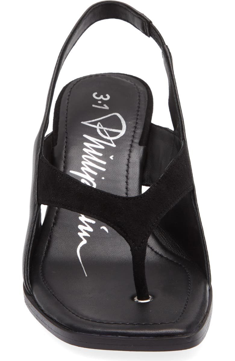 3.1 Phillip Lim Double Strap Sandal, Alternate, color, Black
