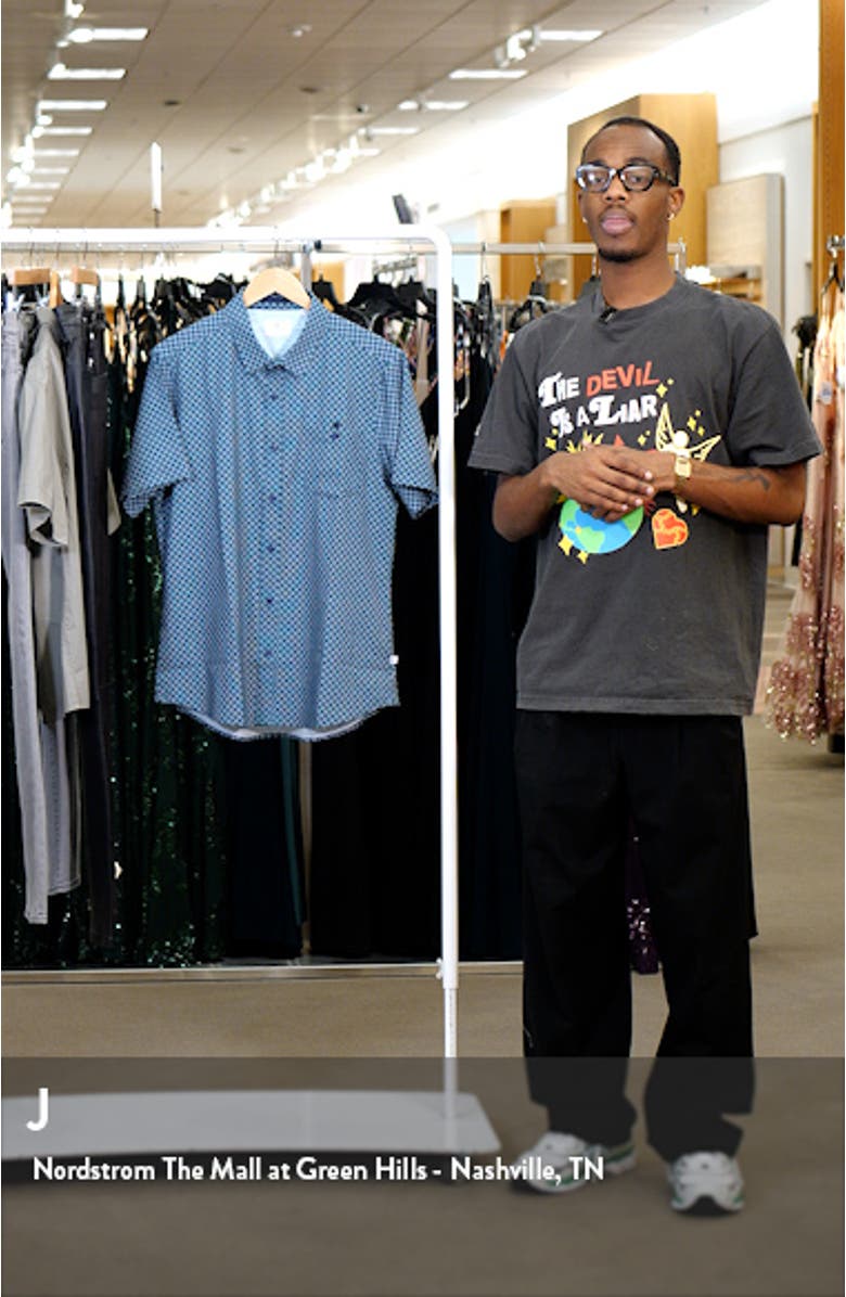 Avalon Short Sleeve Button-Up Shirt, sales video thumbnail