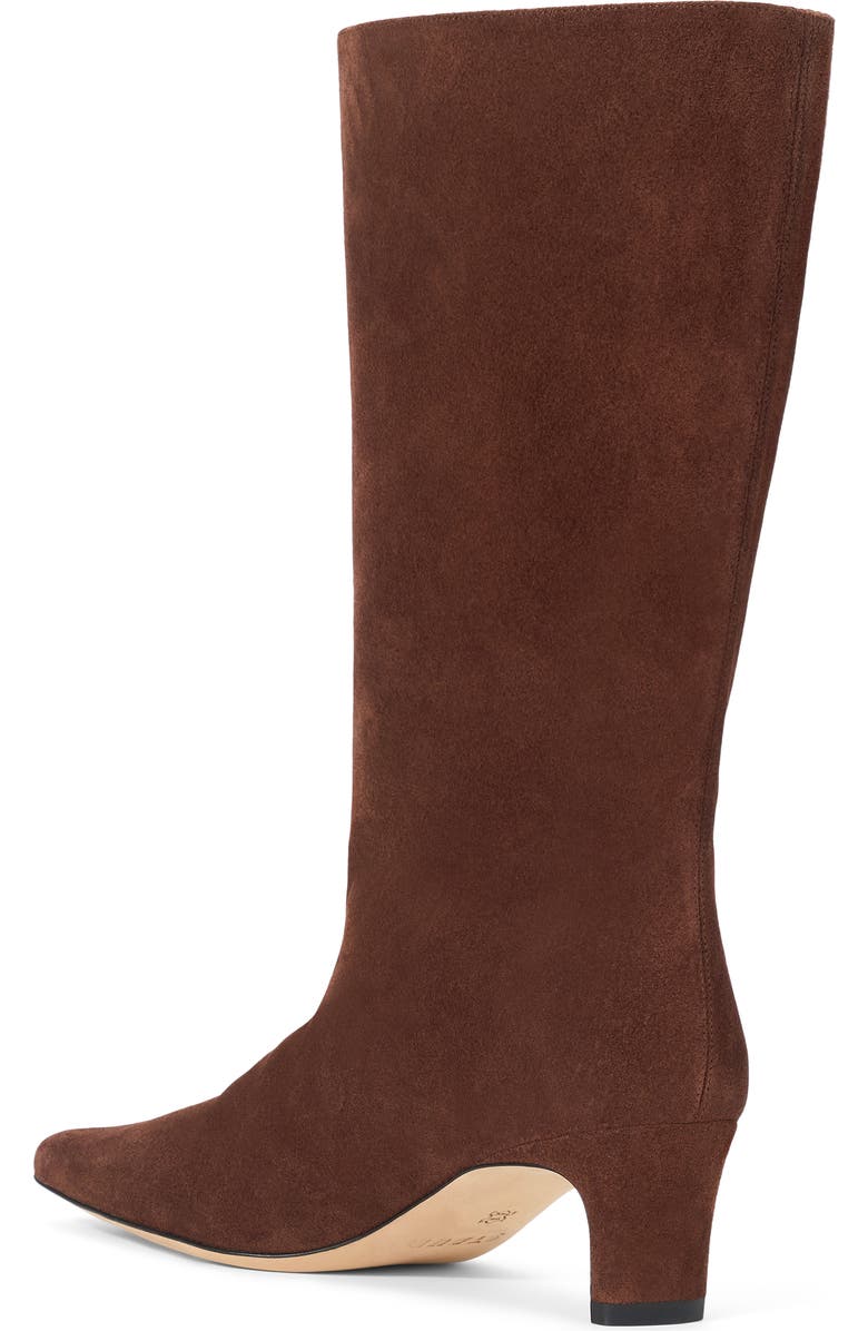 STAUD Wally Mid Calf Boot, Alternate, color, Mahogany