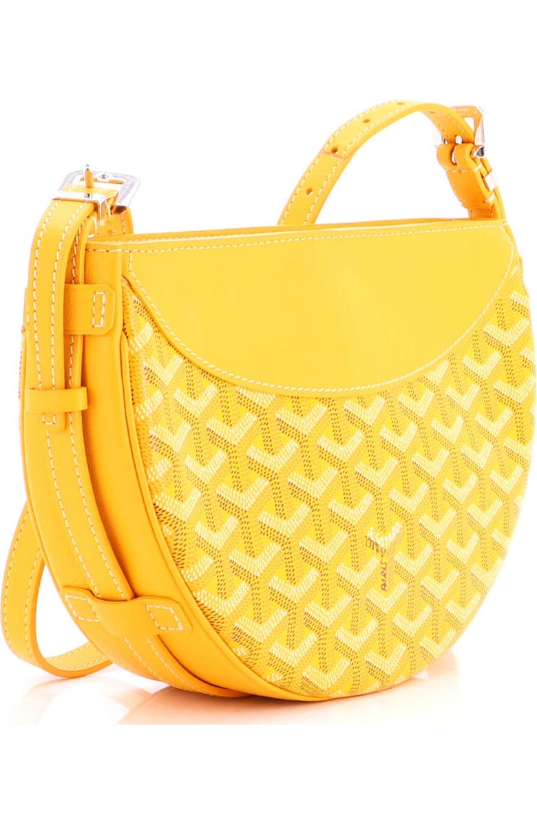 Pre-Owned Goyard Hirondelle Shoulder Bag Coated Canvas and Leather, Alternate, color, Orange