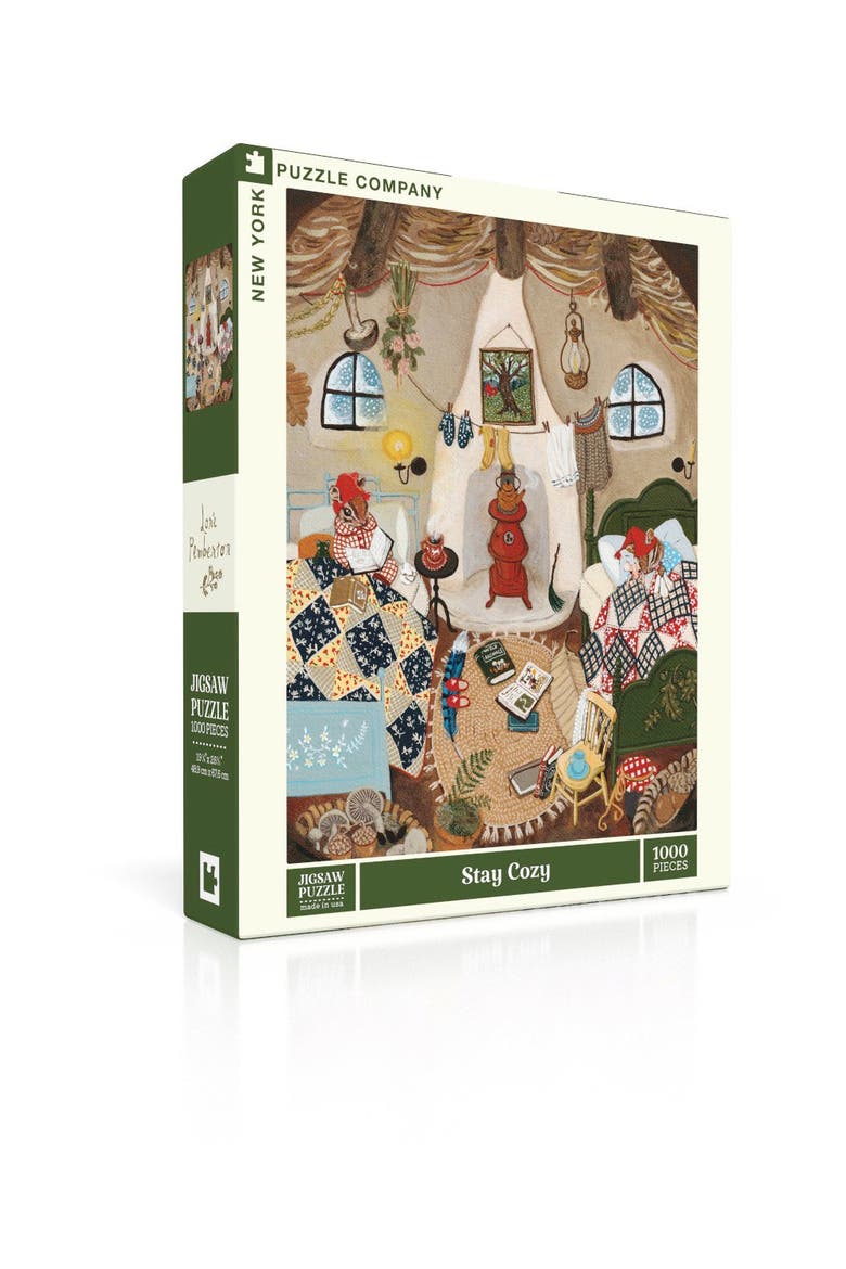 Stay Cozy 1000 Piece Puzzle, Alternate, color, No Color