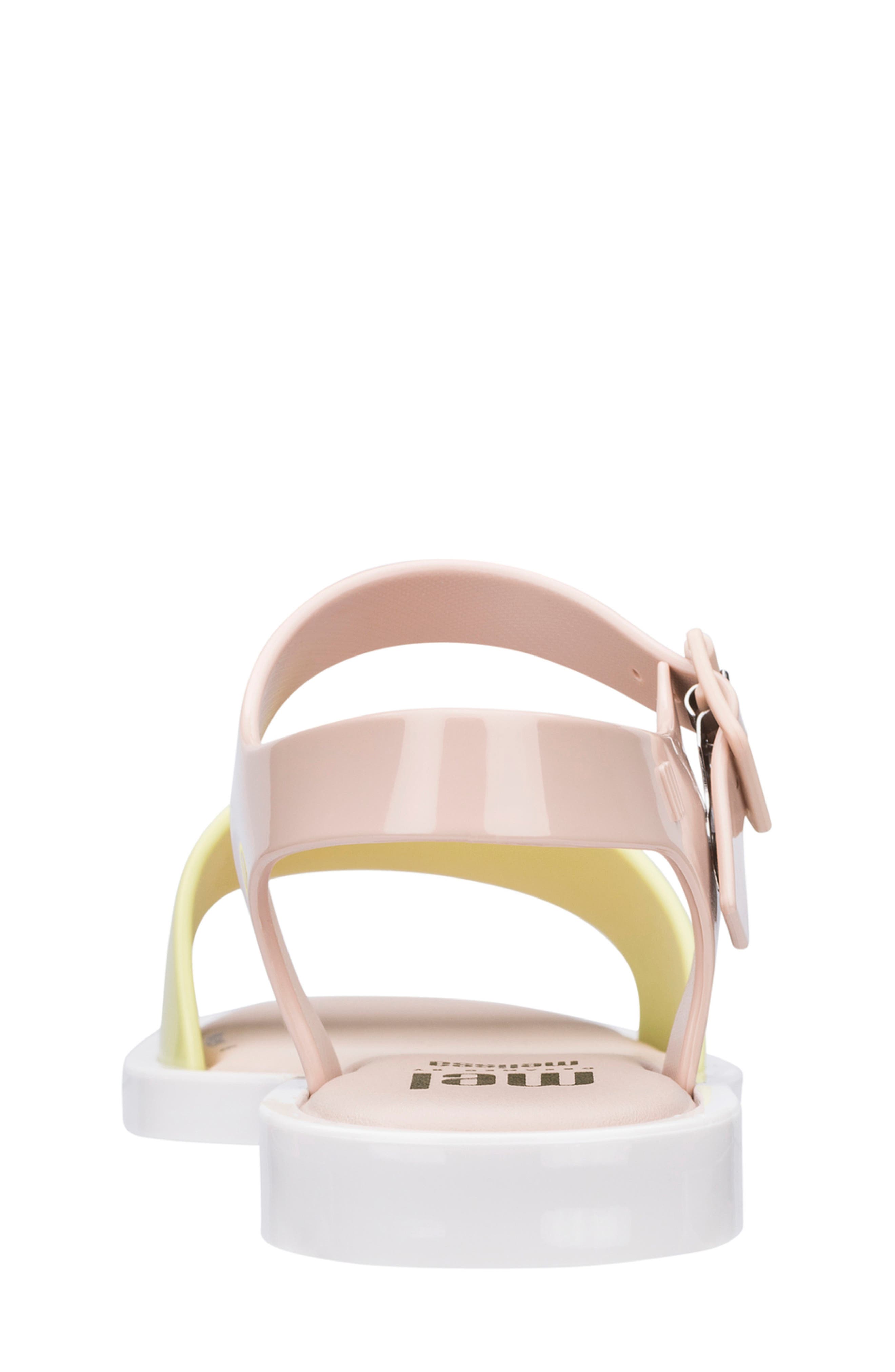 Mel by Melissa Mel Mar Sandal, Alternate, color, YELLOW/ PINK