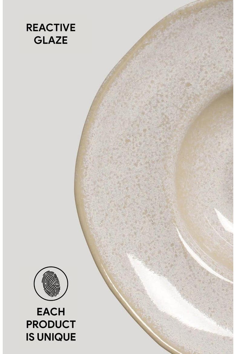 Deep Rim Plate Set of 4, Alternate, color, Latte