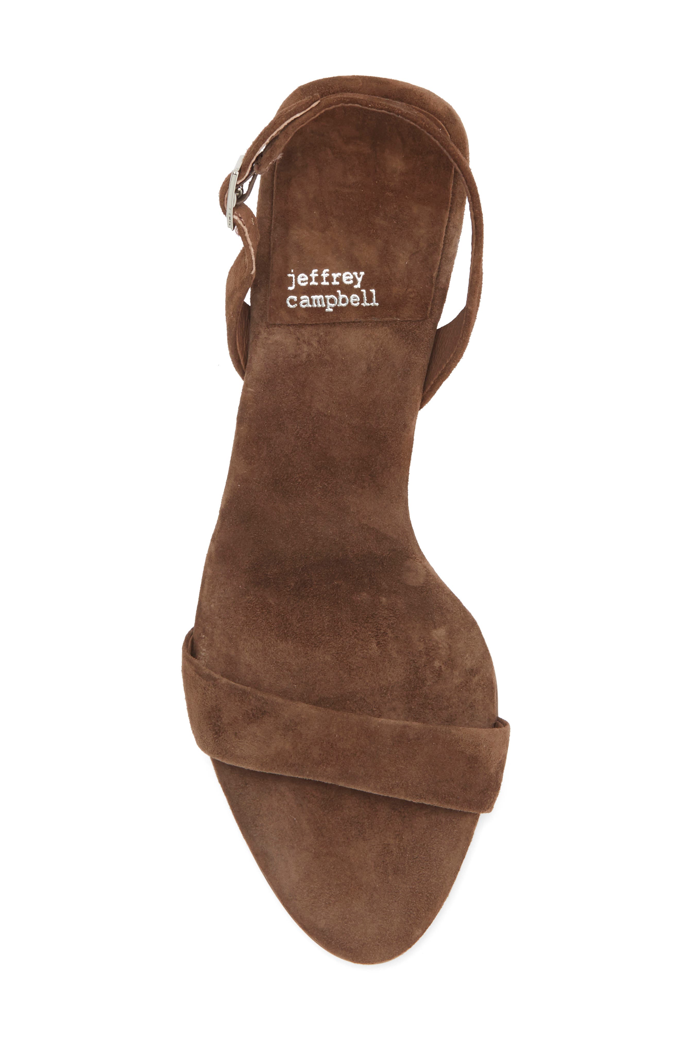 Jeffrey Campbell Augustine Slingback Sandal, Alternate, color, Brown Suede