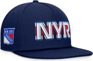 FANATICS Men's Fanatics Navy New York Rangers Authentic Pro Rink Team Code Snapback Hat