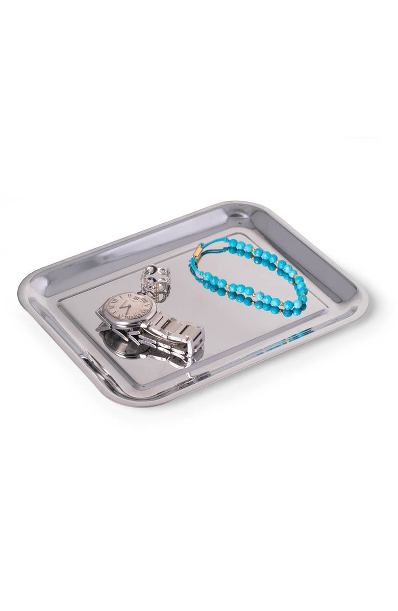Bey-Berk Kelly Silver Plate Valet Tray, Alternate, color, 