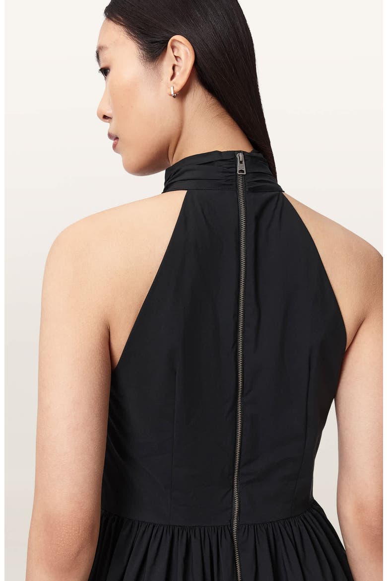 Arora Sleeveless A-Line Dress, Alternate, color, BLACK